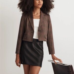 Madewell The Sutter Crop Blazer Small